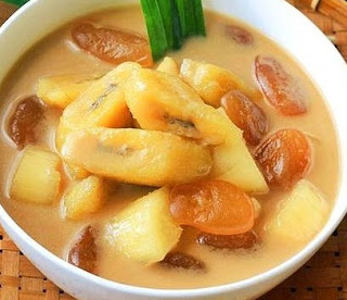 resep kolak, resep aneka kolak, kolak ubi, kolak singkong, kreasi kolak pisang, cara membuat kolak ubi putih, cara membuat kolak pisang sederhana, resep kolak pisang kolang kaling