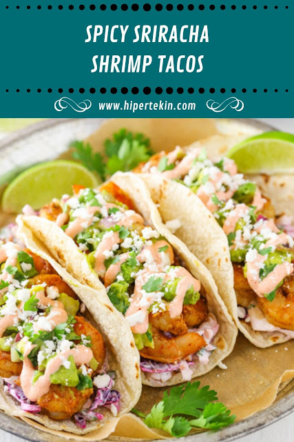 SPICY SRIRACHA SHRIMP TACOS