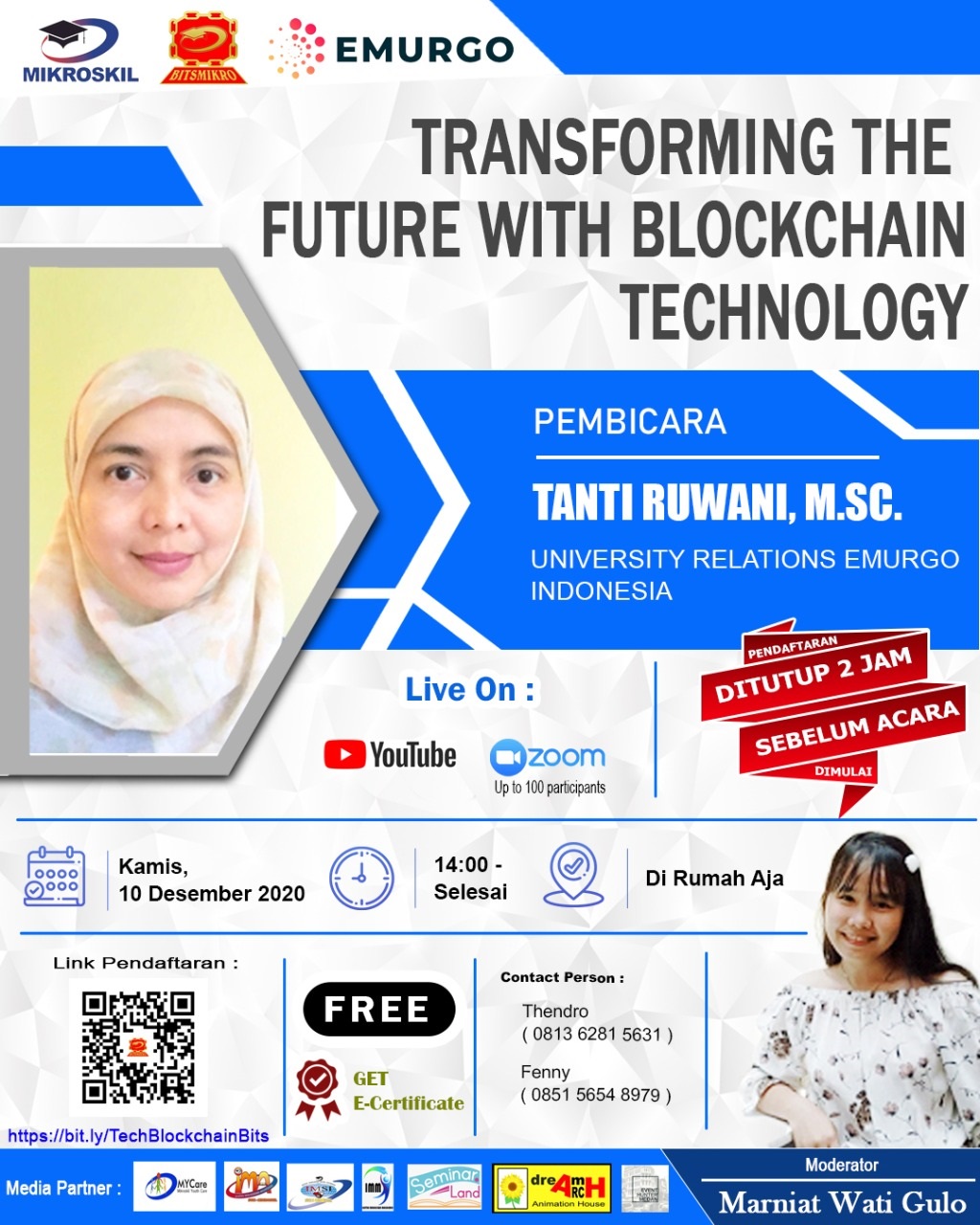 Webinar Transforming the Future with Blockchain Technology