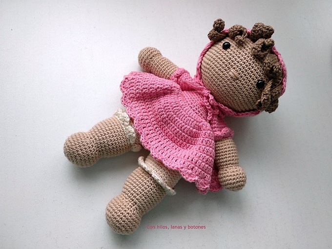 Con hilos, lanas y botones: Julieta amigurumi