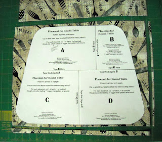 Sid's In Stitches: Easy Placemats for a Round Table Free Pattern