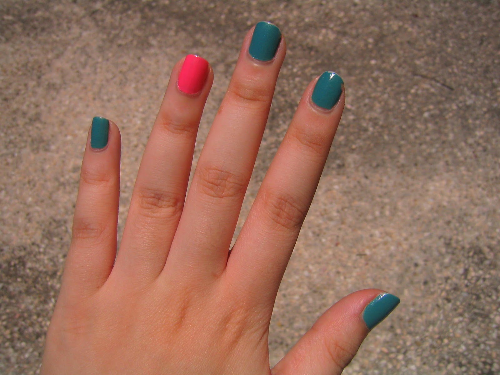 10. "Contrasting nail color on ring finger" - wide 5