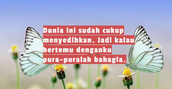 95 Kata Kata Pura Pura Bahagia Itu Sakit untuk Caption Instagram