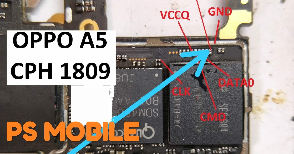 OPPO A5 CPH1809 ISP PINOUT BY PS MOBILE PS MOBILE REPAIR
