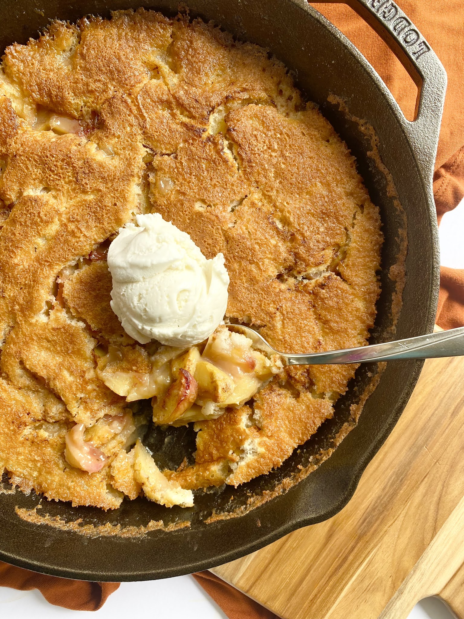 Cast Iron Skillet Peach Cobbler Ally's Sweet & Savory Eats