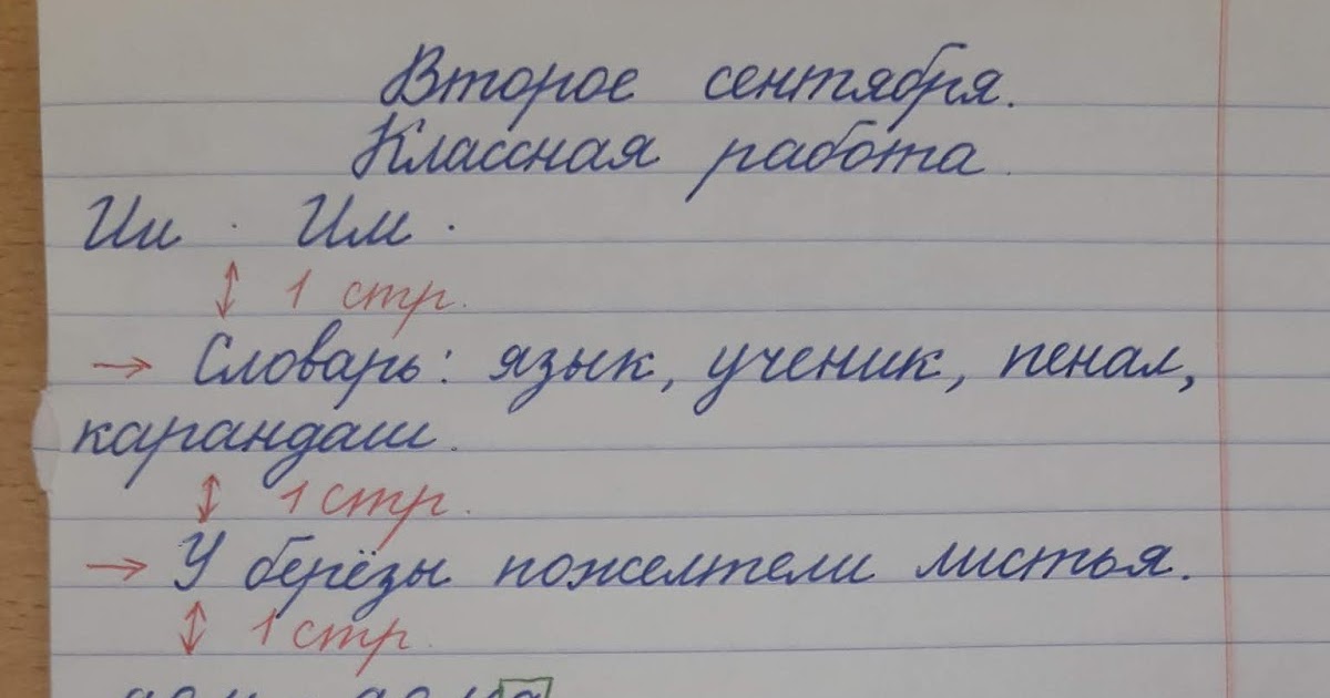 Как оформить классную работу