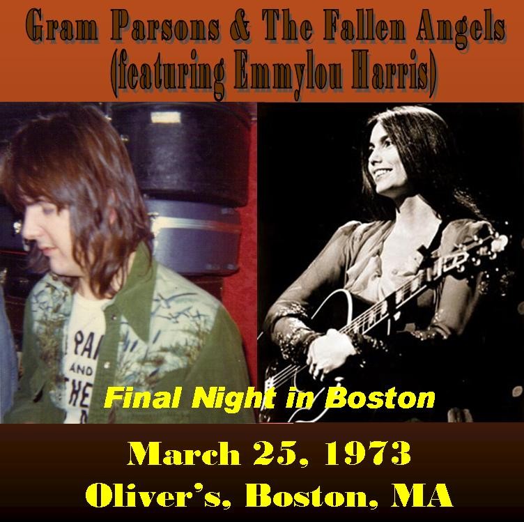 Gram Parsons And Emmylou Harris With The Fallen Angels In 1973