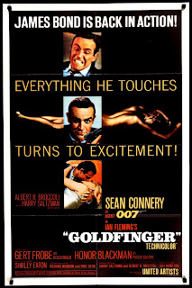 Recensione film Agente 007 - Missione Goldfinger (locandina)