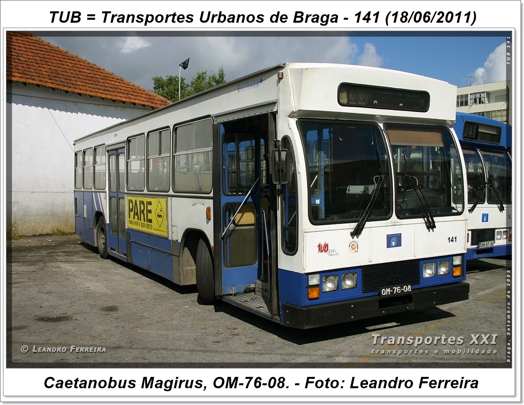 Litoralbus TUB = Transportes Urbanos de Braga (POR)