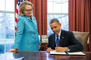 Hillary Clinton & Barack Obama