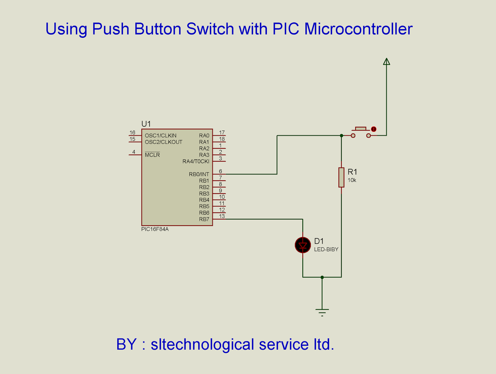 Interfacing Push Button Switch With Pic Microcontroller