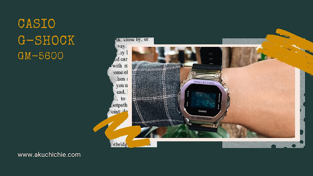 casio g-shock gm-5600 akuchichie