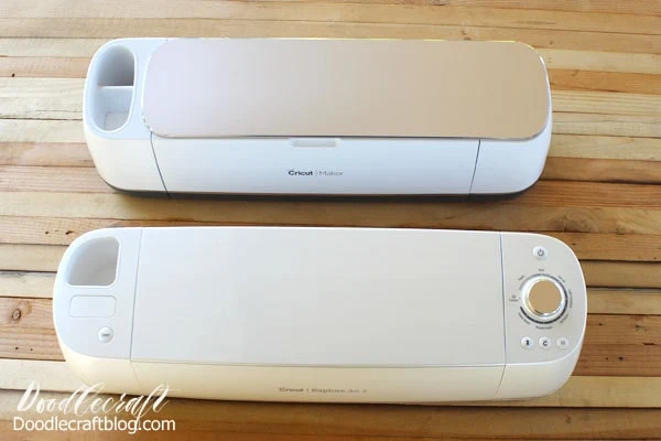 Cricut machines: the Maker and the Explore Air 2.