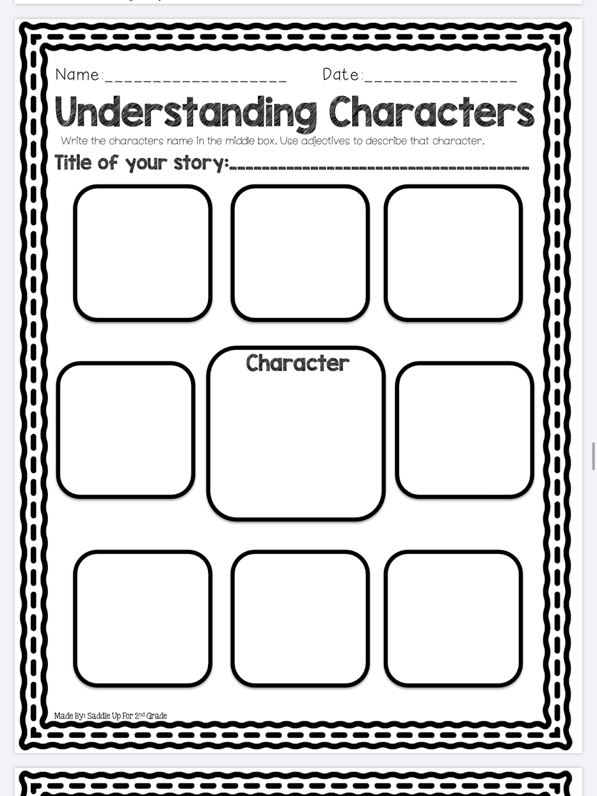 Mrs. McNitt's 2nd Grade: Elaboration & Character Traits