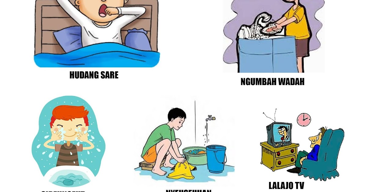 Mengenal Kosakata Bahasa Sunda Seputar Kegiatan Sehari Mengenal Kosakata Bahasa Sunda Seputar Kegiatan Sehari