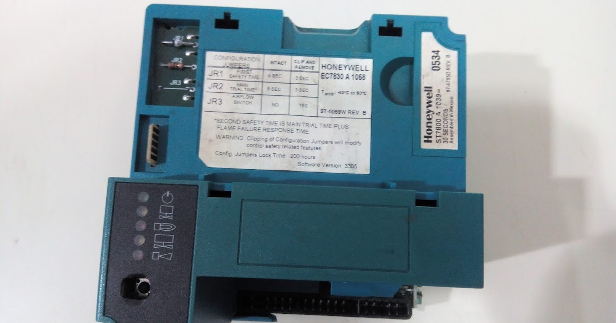 Life Begins at Forty Honeywell ST7800 Burner Control (Relay Modules