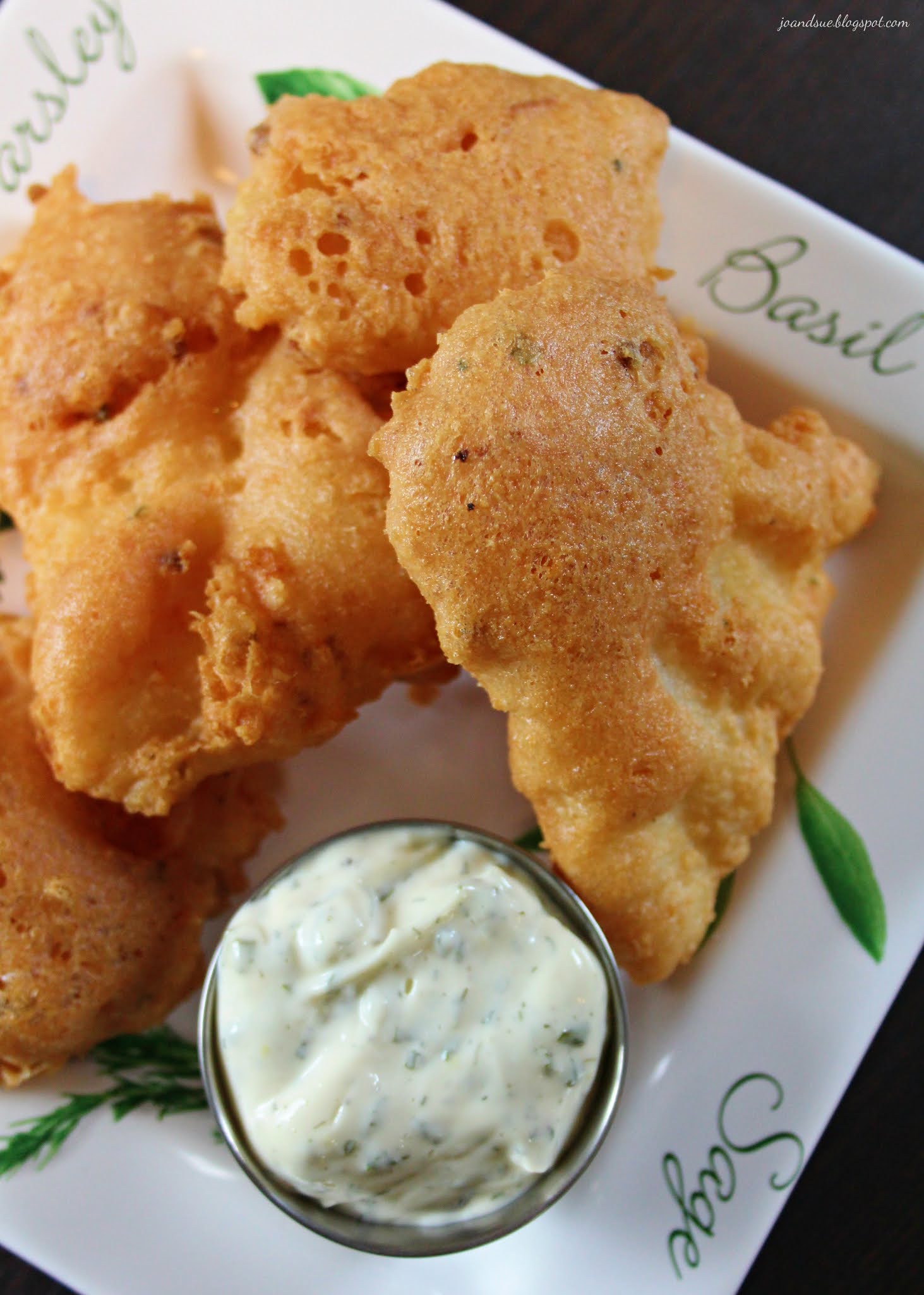 Jo and Sue Keto Fried Fish Batter with Easy Tartar Sauce