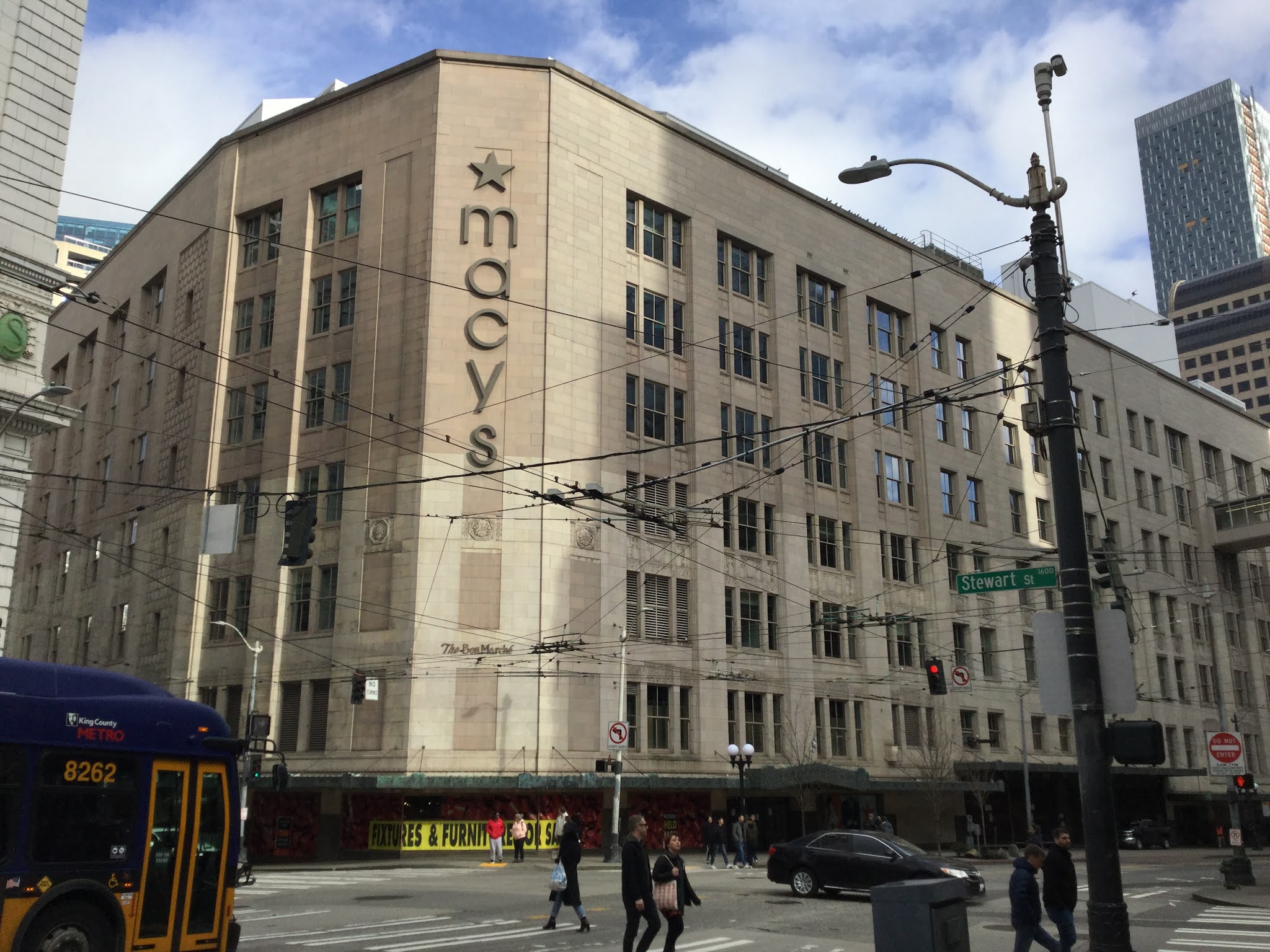 back to the downtown Seattle Macy's! (February 23, 2021)