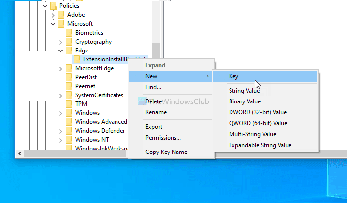 Cómo evitar que los usuarios instalen extensiones en Edge