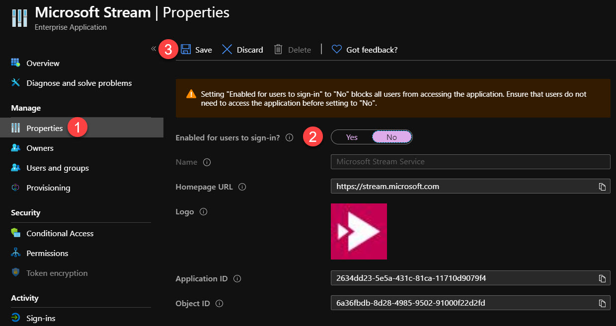 Lets Exchange How to Disable Microsoft Stream