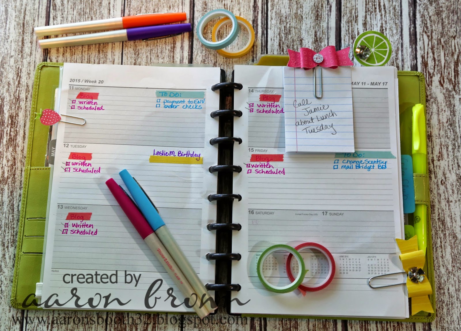 Booth 32 Planner Paper Clips