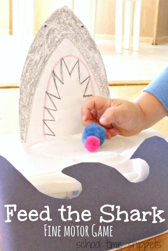 Feed the Shark Alphabet Game for Kids - Toddler Approved