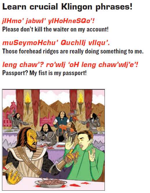 The Trek Collective Chronicle Books teach us How to Speak Klingon