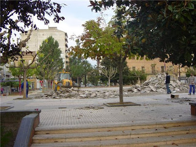 Plaza España: Pavimentos