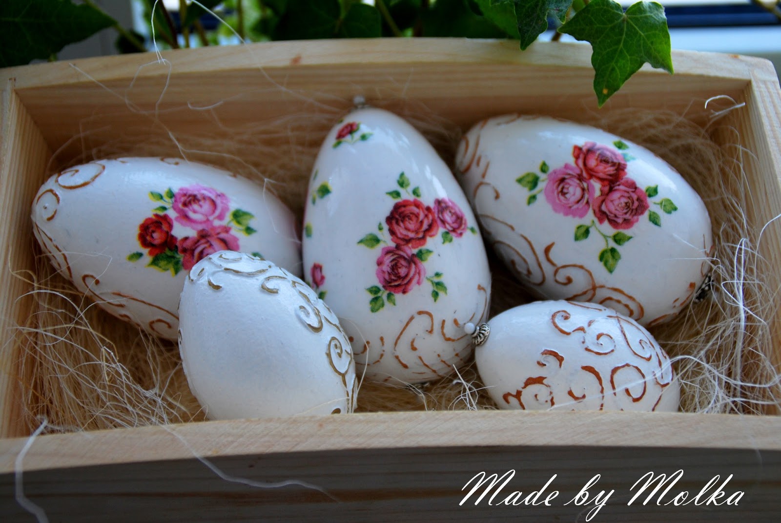 Made by Molka Pisanki decoupage