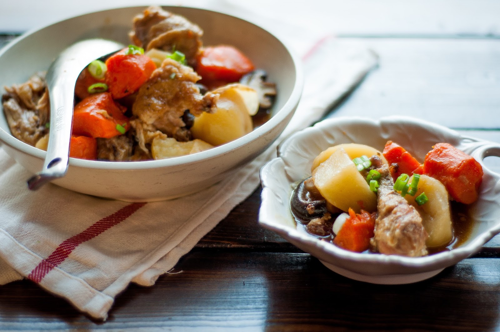 chicken stew with shiitake mushroom