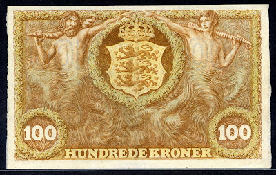World money Denmark currency banknotes