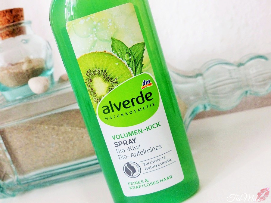 alverde NATURKOSMETIK VolumenKick Spray BioKiwi BioApfelminze TiaMel