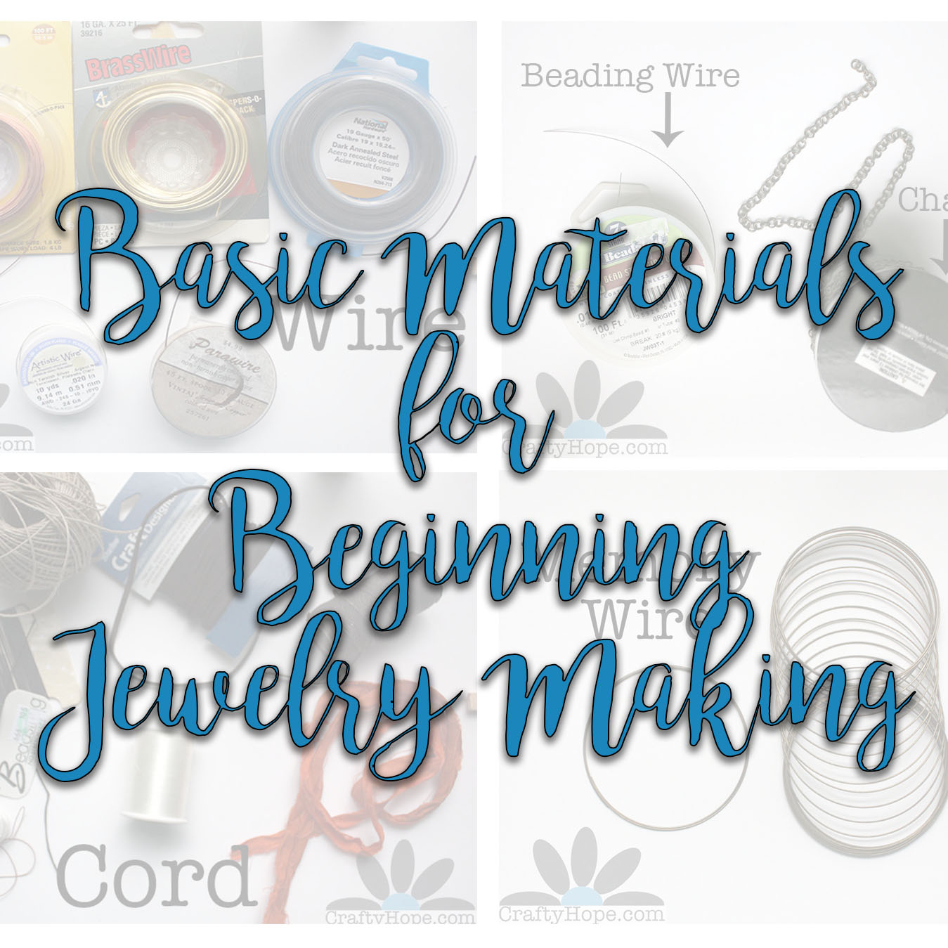 CraftyHope JewelryMaking for Beginners Part 2 Materials