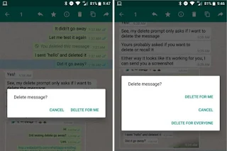 WhatsApp Delete Message