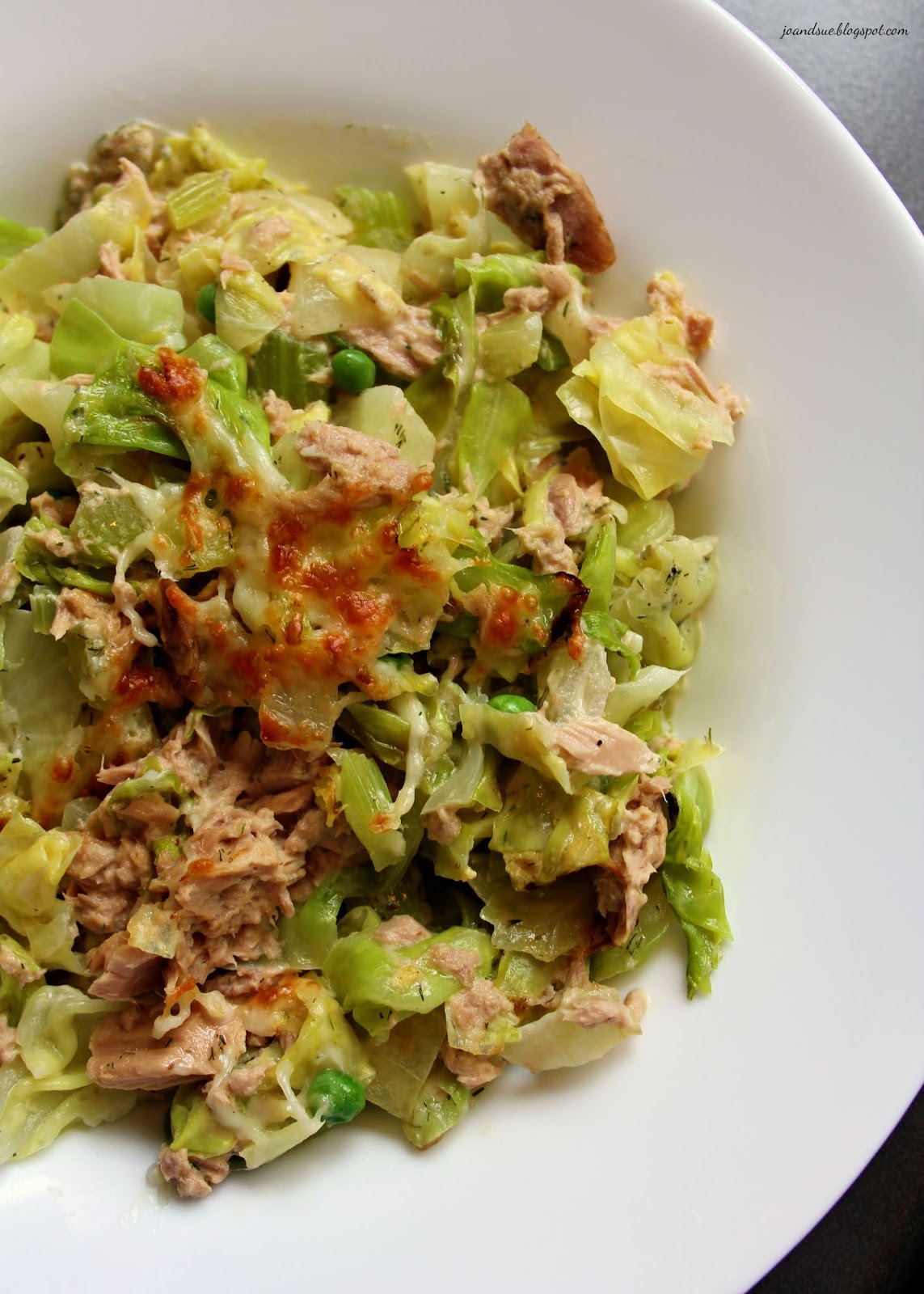 Jo and Sue Keto Tuna Cabbage "Noodle" Casserole