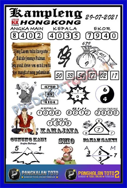 Kode Syair Hk 29 Juli 2021 - Prediksi Hk - Keraton4D