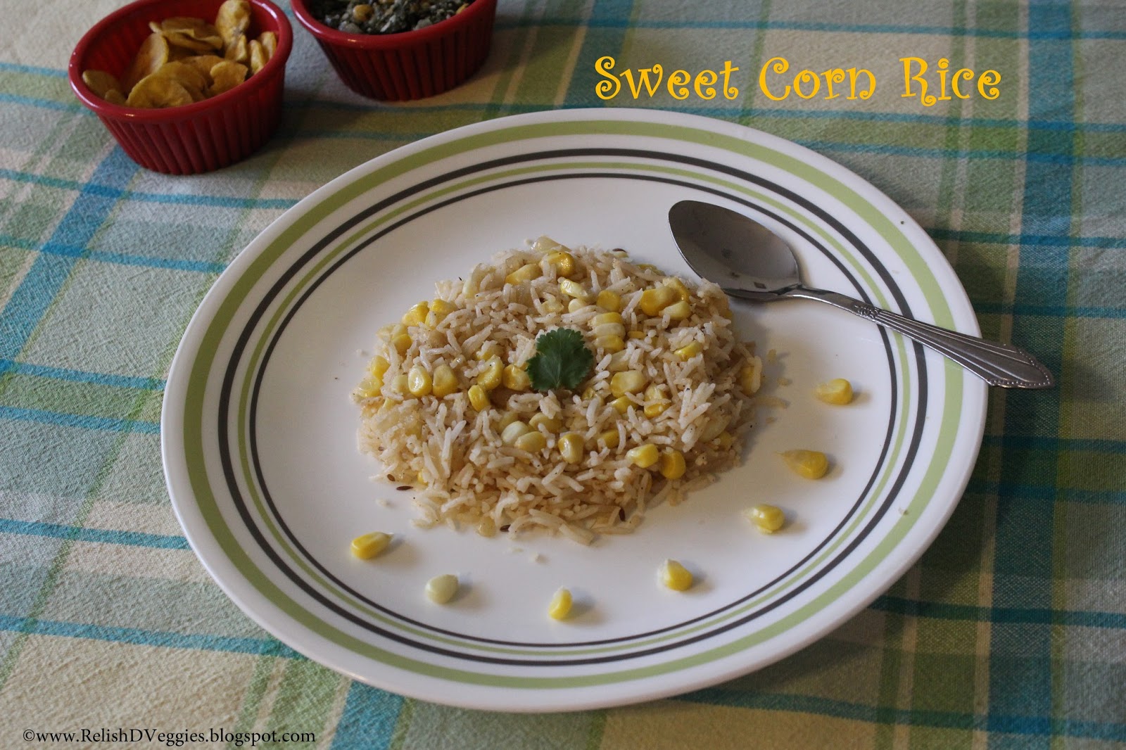 Relish the Veggies Sweet Corn Rice