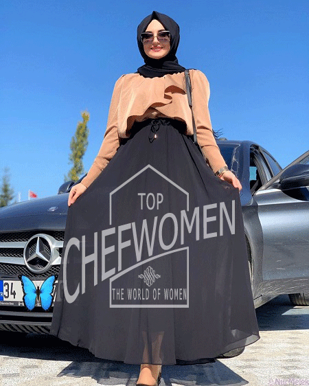 تنورة طويلة للمحجبات تنورة للمحجبات
