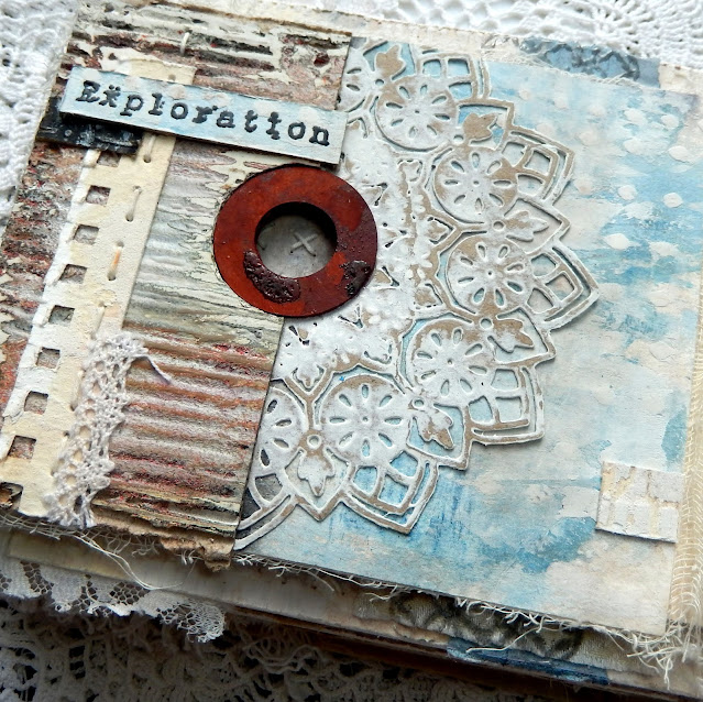 Pushing The Right Buttons: Mandala Collage Folio Journal featuring Seth ...