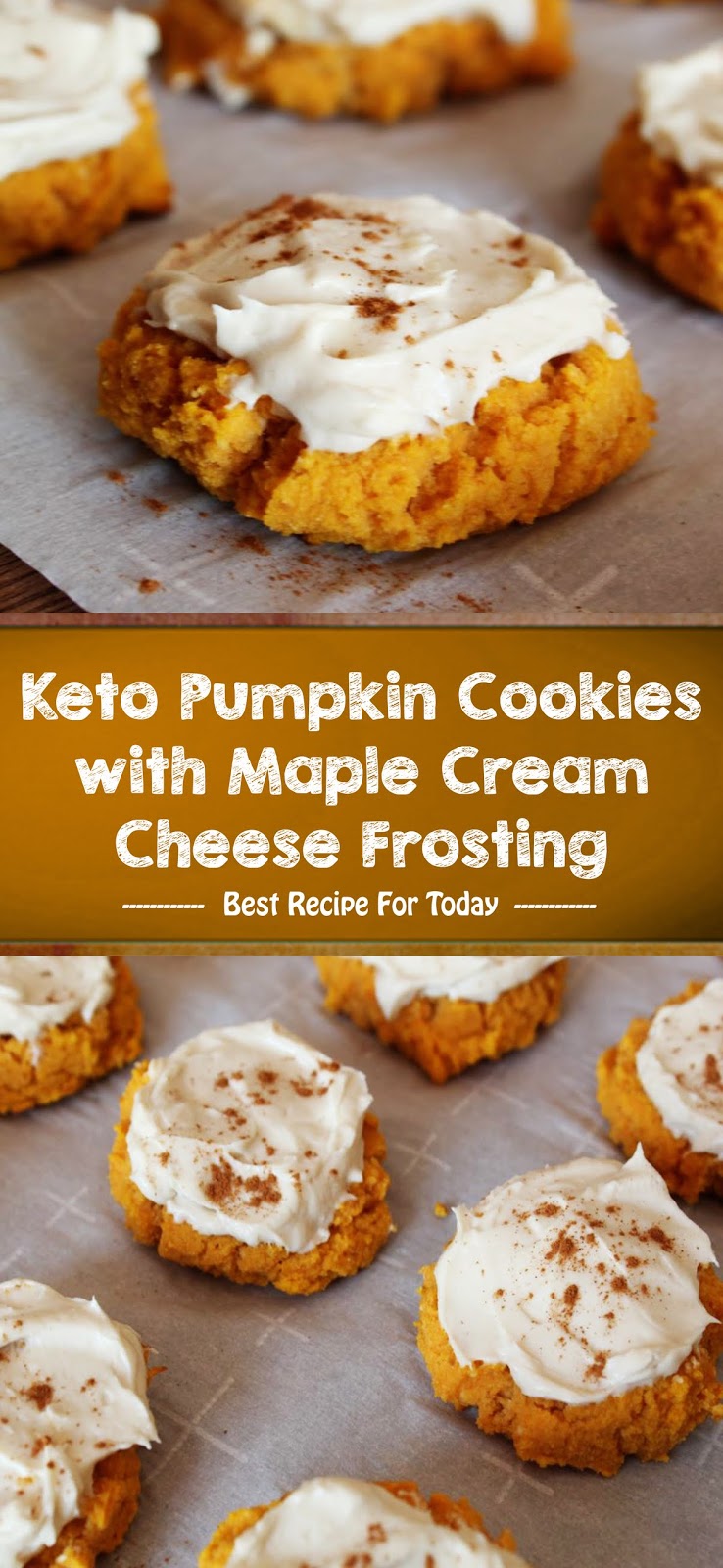 Keto Pumpkin Cookies with Maple Cream Cheese Frosting Jolly Lotus