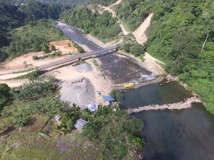 Projek kerja pembinaan jalan Ranau- Tamparuli-Telipok-Kiulu sudah bermula!