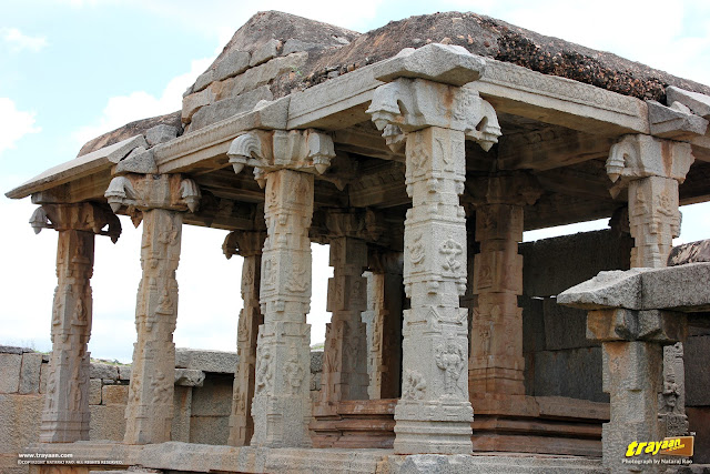 Hazara Rama temple complex in Hampi, Ballari district, Karnataka, India