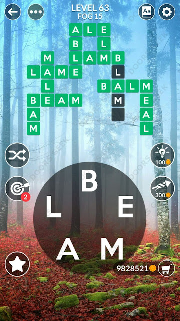 Wordscapes Level 63 Answers ~ Doors Geek