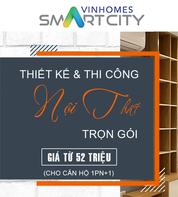 thiết kế nội thất vinhomes smart city