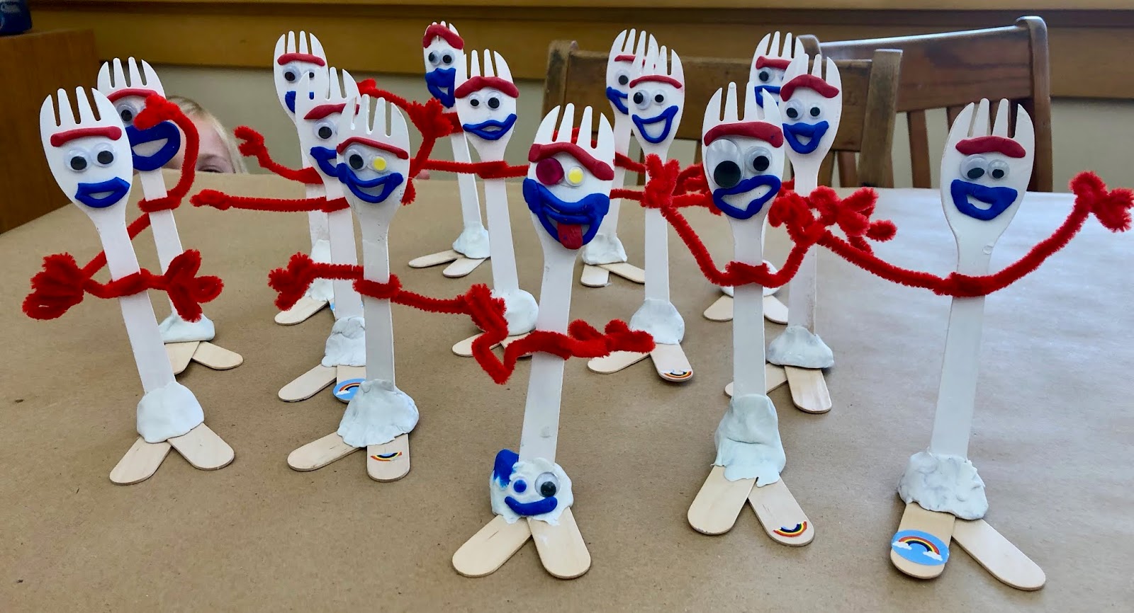 Toy Story Inspired Forky Family Craft - 2paws Designs