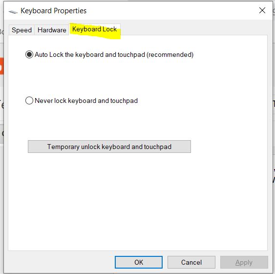 How to enable the physical keyboard in Tablet mode for 2in1