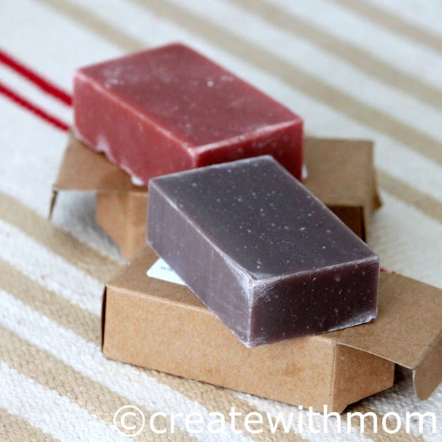 Create With Mom Made from Earth moisturizer and soaps
