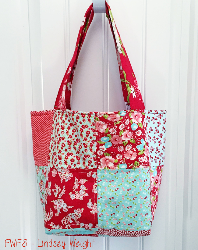 Fort Worth Fabric Studio: Little Ruby Patchwork Tote