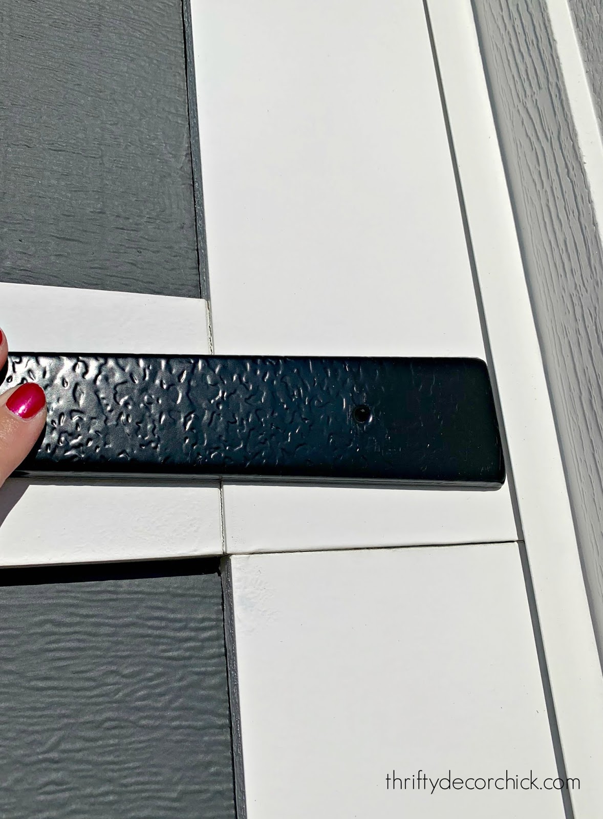 Add character with easy garage door updates Thrifty Decor Chick