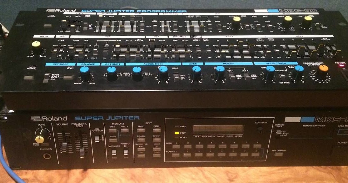 MATRIXSYNTH Roland Super Jupiter MKS80 Rev 4 and MPG80 Programmer